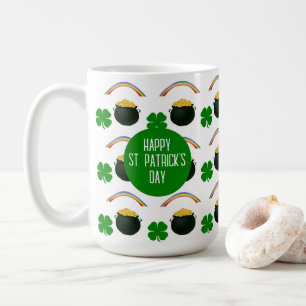 Lucky Irish St Patrick's Day Coffee Tasse