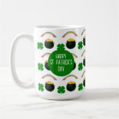 Lucky Irish St Patrick's Day Coffee Tasse (Links)