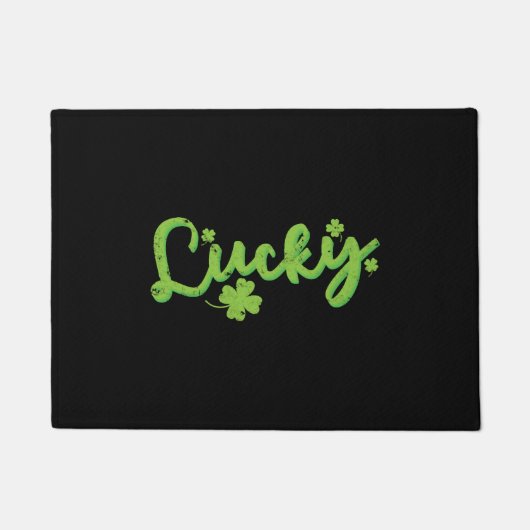 Lucky Irish St. Patricks Day Fußmatte (Vorderseite)