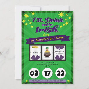 Lucky Irish St. Patrick's Day Party Einladung