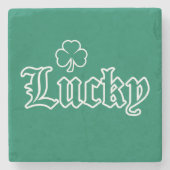 Lucky Irish Steinuntersetzer (Vorderseite)