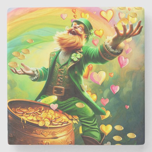 LUCKY IRISH STEINUNTERSETZER (Vorderseite)