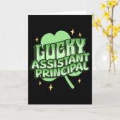 Lucky Istant Principal St Patrick's Day Shamrock S Karte (Gelbe Blume)