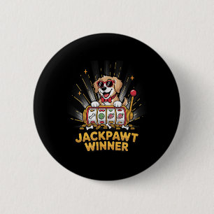 Lucky Jackpawt Gewinner Gambling Casino Dog Plays Button