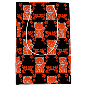 Lucky Japanisch Maneki-neko Mittlere Geschenktüte