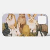 Lucky Kaninchen Case-Mate iPhone Hülle (Rückseite (Horizontal))