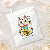 Lucky Katze Maneki Neko Gefallen Taschen KUNSTBAR! Geschenktütchen (Ausgeschnitten)
