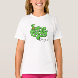 Lucky Kid - St. Patrick's Day Kleeblatt T - Shirt