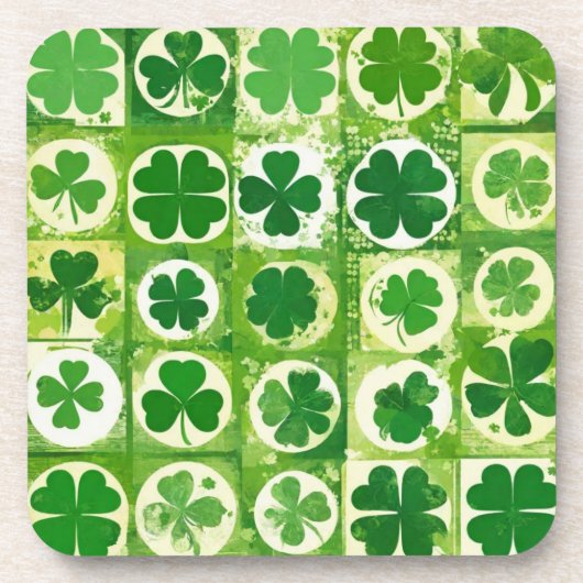 Lucky Klee Getränkeuntersetzer (Vorderseite)