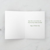 Lucky Klee Kleeblatt irish St. Patrick's Day Card Karte (Innenseite)