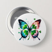 Lucky Klee mit Schmetterling Button (Vorne & Hinten)