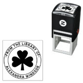 Lucky Kleeblatt #5 Bibliotheksname Permastempel (Beispiel)