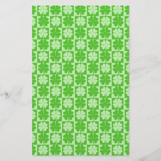 Lucky Kleeblatt Briefpapier (Vorderseite)