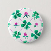 Lucky Kleeblatt Button (Vorderseite)
