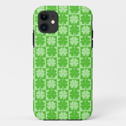 Lucky Kleeblatt Case-Mate iPhone Hülle (Rückseite)
