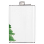 Lucky Kleeblatt Closing Wassercolor Flachmann (Rückseite)