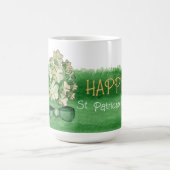 Lucky Kleeblatt Closing Wassercolor Kaffeetasse (Mittel)