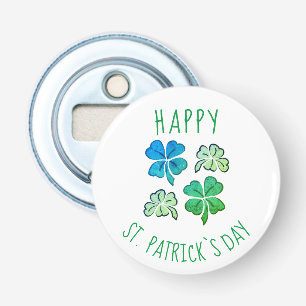 Lucky Kleeblatt Clover Happy St Patrick`s Day Flaschenöffner