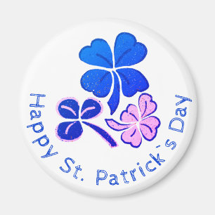 Lucky Kleeblatt Clover Happy St Patrick`s Day Magnet