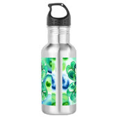 Lucky Kleeblatt Edelstahlflasche (Rückseite)