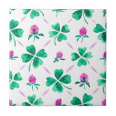 Lucky Kleeblatt Fliese (Vorderseite)