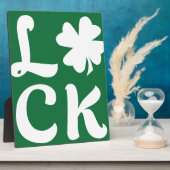 Lucky Kleeblatt Fotoplatte (Seite)