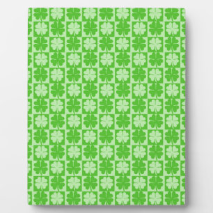 Lucky Kleeblatt Fotoplatte