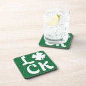 Lucky Kleeblatt Getränkeuntersetzer (Rechte Seite)