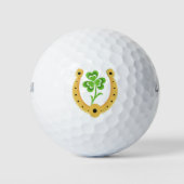 Lucky Kleeblatt Golfball (Vorderseite)