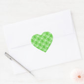 Lucky Kleeblatt Herz-Aufkleber (Umschlag)