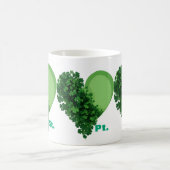 Lucky Kleeblatt Herz Tasse | St. Patrick's Day (Mittel)