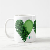 Lucky Kleeblatt Herz Tasse | St. Patrick's Day (Links)