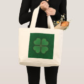 Lucky Kleeblatt Jumbo Stoffbeutel (Vorderseite (Produkt))