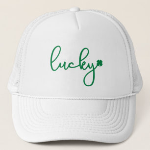 Lucky Kleeblatt Luck St. Patrick's Day Celebration Truckerkappe