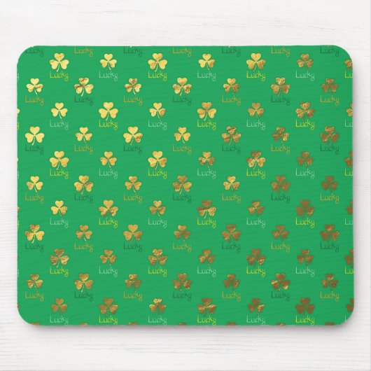 Lucky Kleeblatt Mousepad (Vorne)