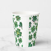 Lucky Kleeblatt p Clover St Patricks Day Pappbecher (Rechts)