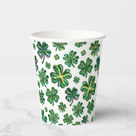 Lucky Kleeblatt p Clover St Patricks Day Pappbecher