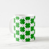 Lucky Kleeblatt Printed St.Patrick's Kaffeetasse (Vorderseite Links)