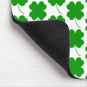 Lucky Kleeblatt Printed St.Patrick's Mousepad (Ecke)