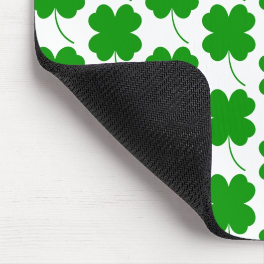Lucky Kleeblatt Printed St.Patrick's Mousepad (Ecke)