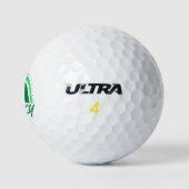 Lucky Kleeblatt Rainbow Golfball (Logo)