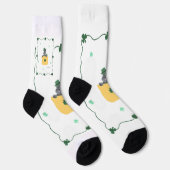 Lucky Kleeblatt Scottie Socken (Rechts)