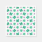 Lucky Kleeblatt Serviette (Vorderseite)