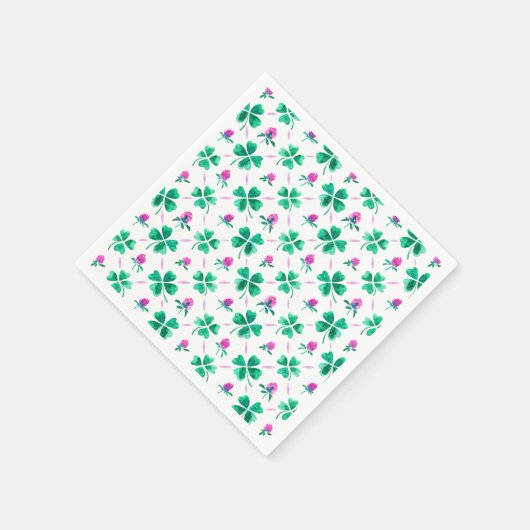 Lucky Kleeblatt Serviette (Ecke)