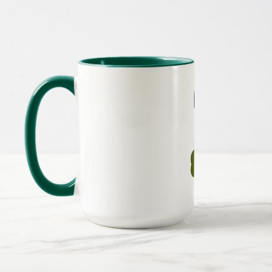 Lucky Kleeblatt St. Patrick's Day Clover Tasse (Links)