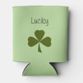 Lucky Kleeblatt St. Patrick's Day Dosenkühler (Vorderseite)