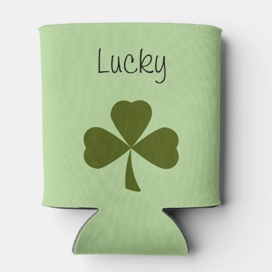 Lucky Kleeblatt St. Patrick's Day Dosenkühler (Rückseite)