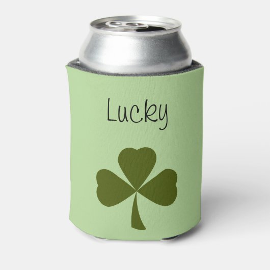 Lucky Kleeblatt St. Patrick's Day Dosenkühler (Kanne Rückseite)