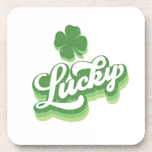 Lucky Kleeblatt St Patrick's Day Irish Getränkeuntersetzer