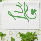 Lucky Kleeblatt St Patricks Day Irish Küchentuch (Gefaltet)